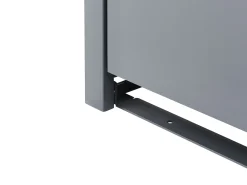 Copri-pattumiera 240 L PERISSA Metallo Grigio scuro