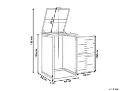 Copri-pattumiera 240 L PERISSA Metallo Grigio scuro