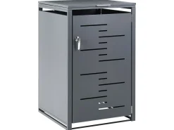 Copri-pattumiera 240 L PERISSA Metallo Grigio scuro