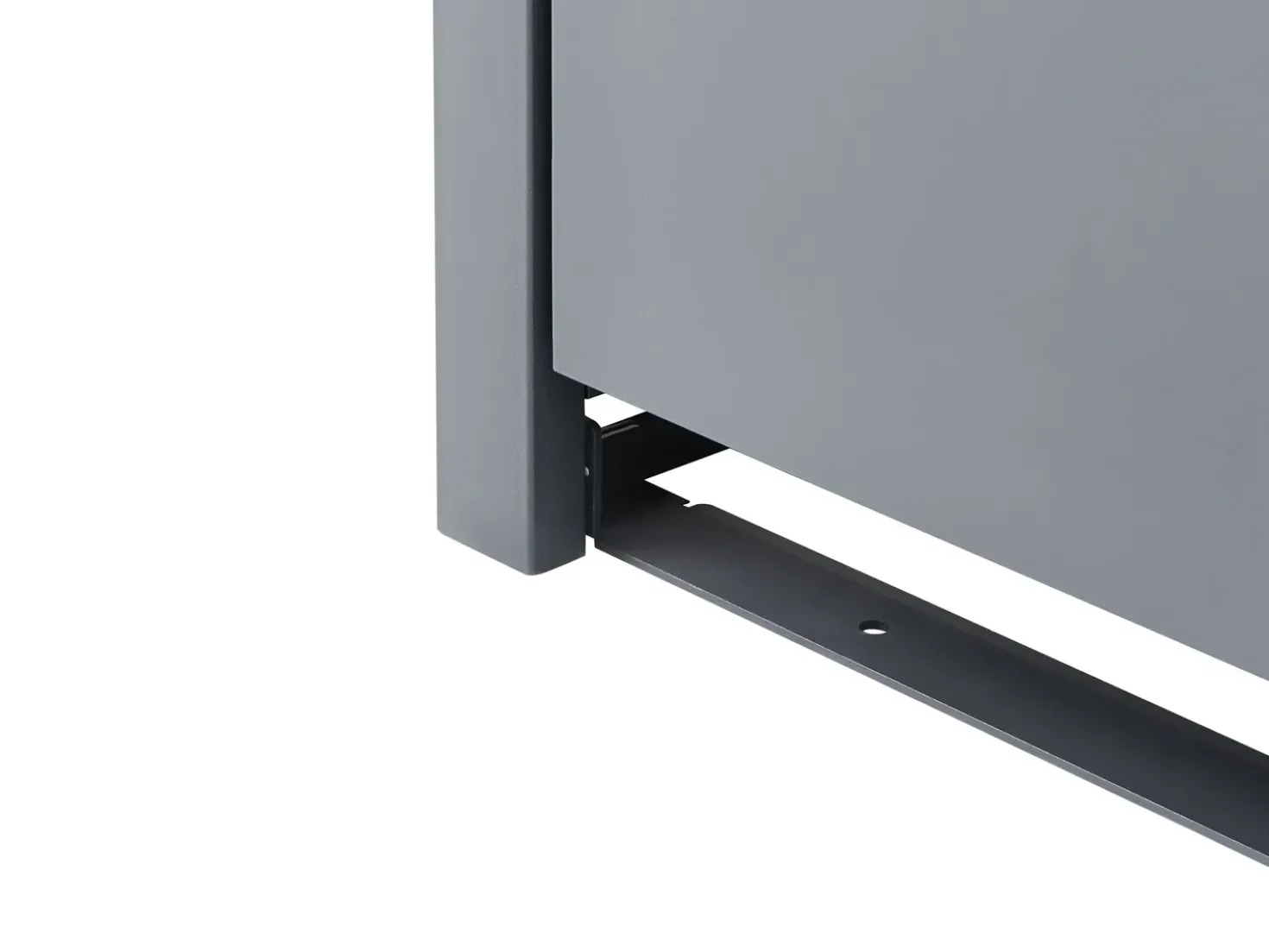 Copri-pattumiera 240 L PIACENZA Metallo Grigio scuro