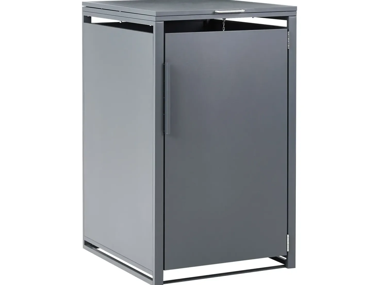 Copri-pattumiera 240 L PIACENZA Metallo Grigio scuro
