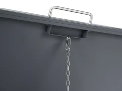 Copri-pattumiera 480 L POLICORO Doppio Metallo Grigio scuro