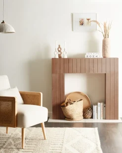Cornice Caminetto BUNBURY Marrone chiaro