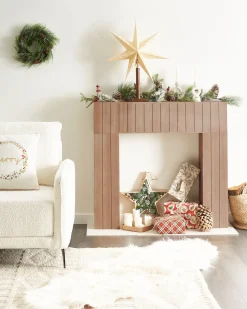 Cornice Caminetto BUNBURY Marrone chiaro