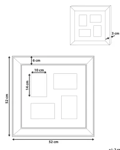 Cornice per 4 foto DABOLA Rame
