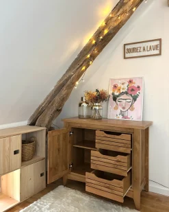 Credenza a 2 ante AGORA Marrone