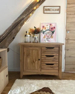 Credenza a 2 ante AGORA Marrone