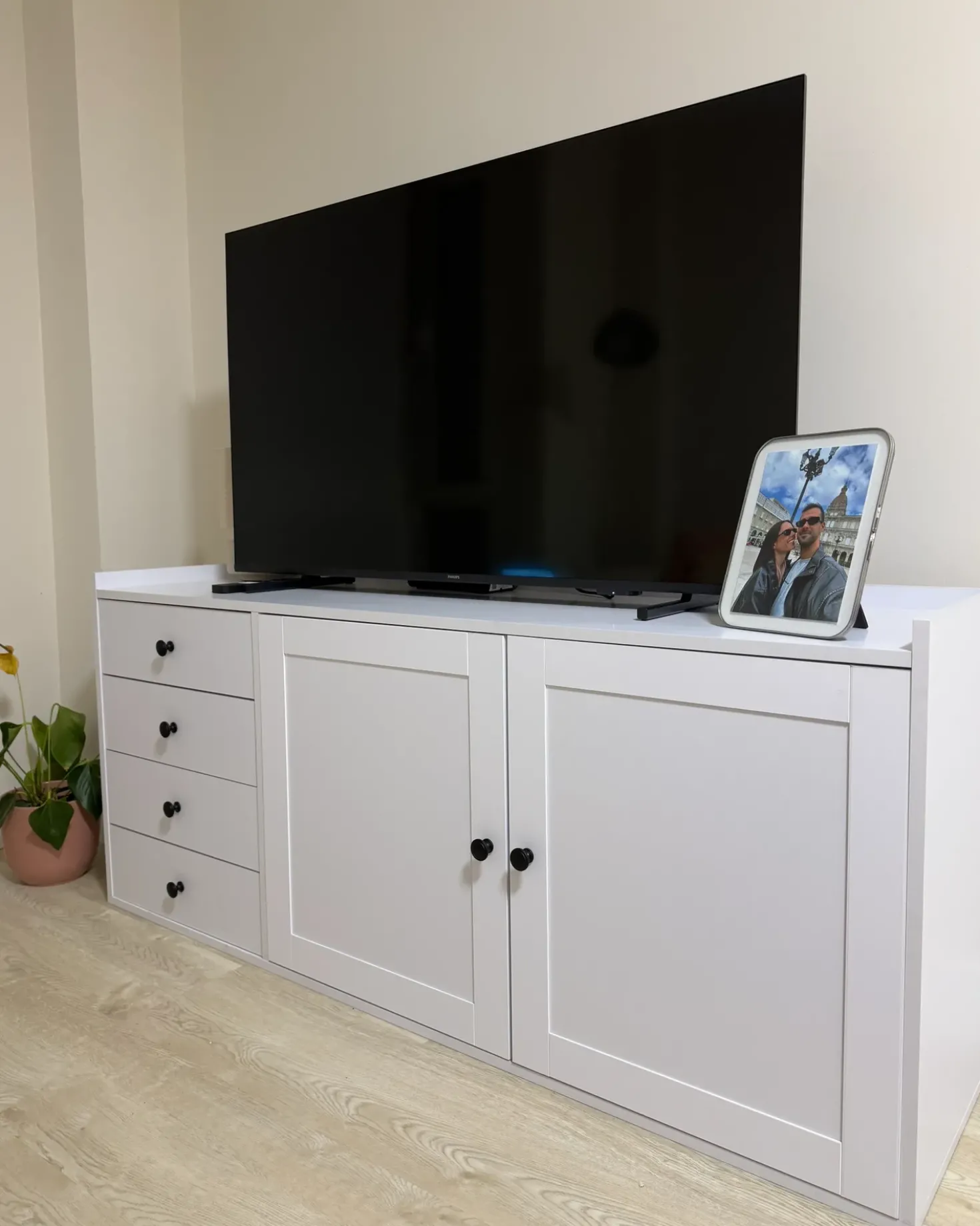 Credenza a 2 ante ALCOVE Bianco