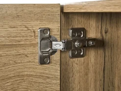 Credenza a 2 ante FIORA Marrone/Nero