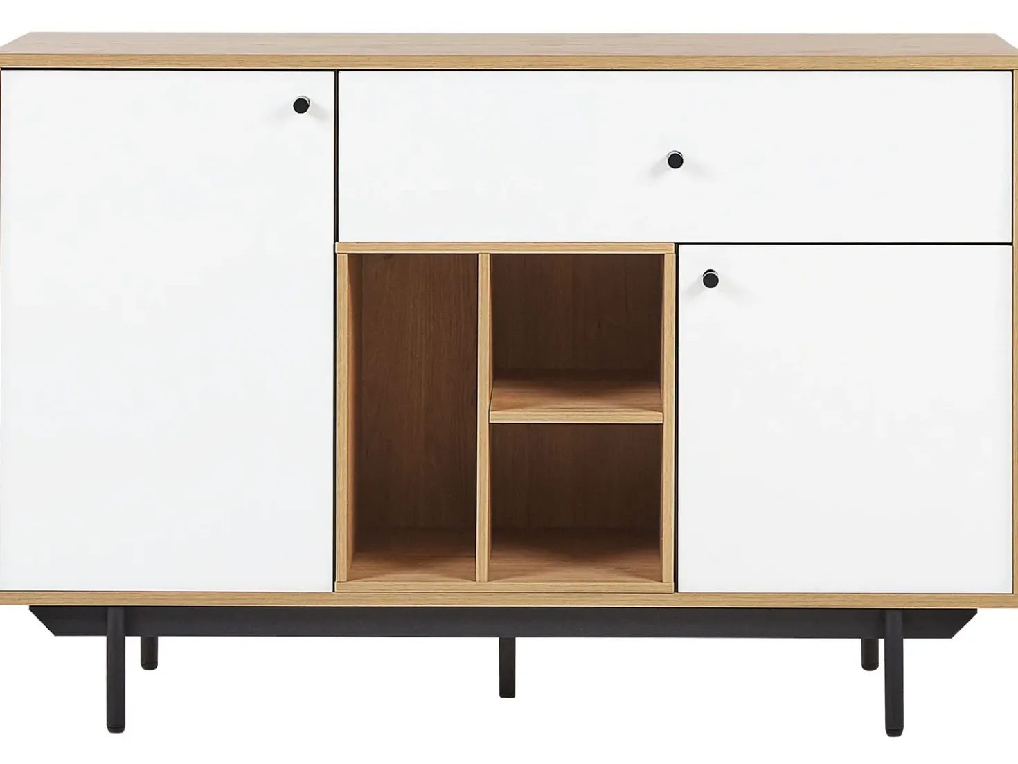 Credenza a 2 ante ITACA Marrone/Bianco