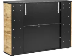 Credenza a 2 ante JEROME Marrone/Nero