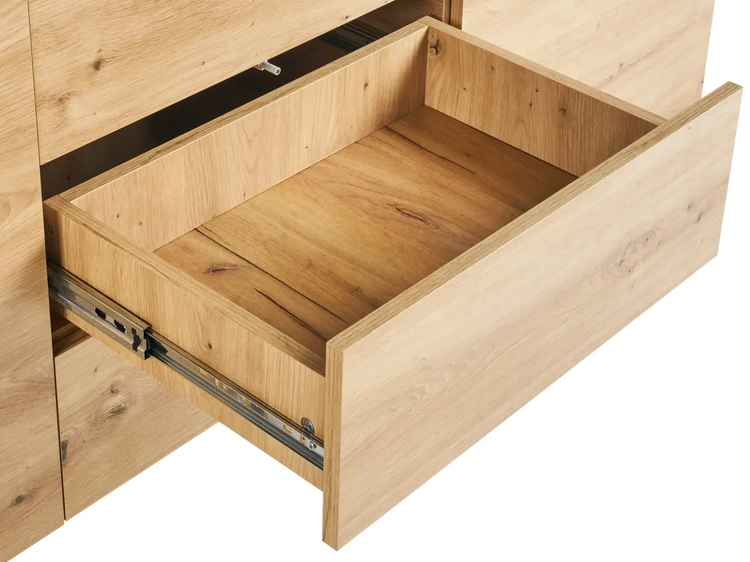 Credenza a 2 ante KENORA Marrone chiaro