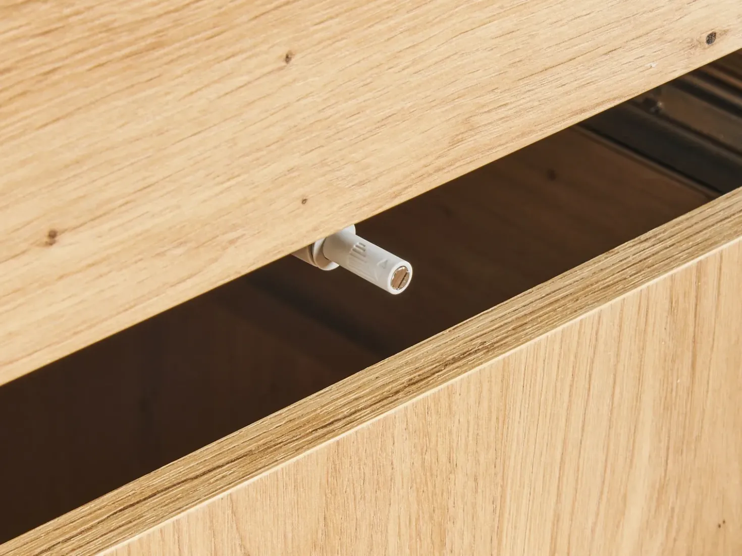 Credenza a 2 ante KENORA Marrone chiaro
