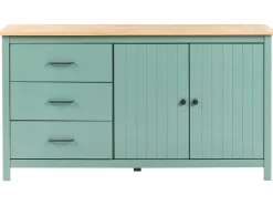 Credenza a 2 ante LEONORA Legno di pino Verde