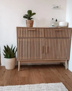 Credenza a 2 ante LYNWOOD Marrone chiaro