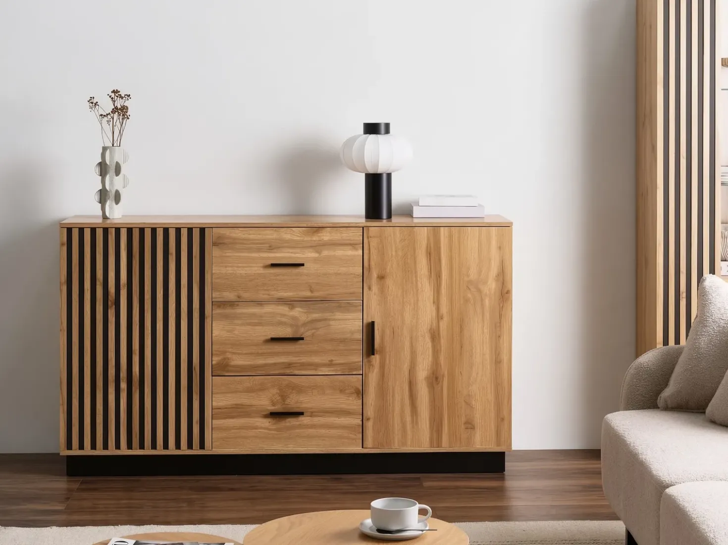 Credenza a 2 ante MANAIA Marrone