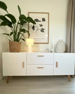 Credenza a 2 ante MEET Bianco