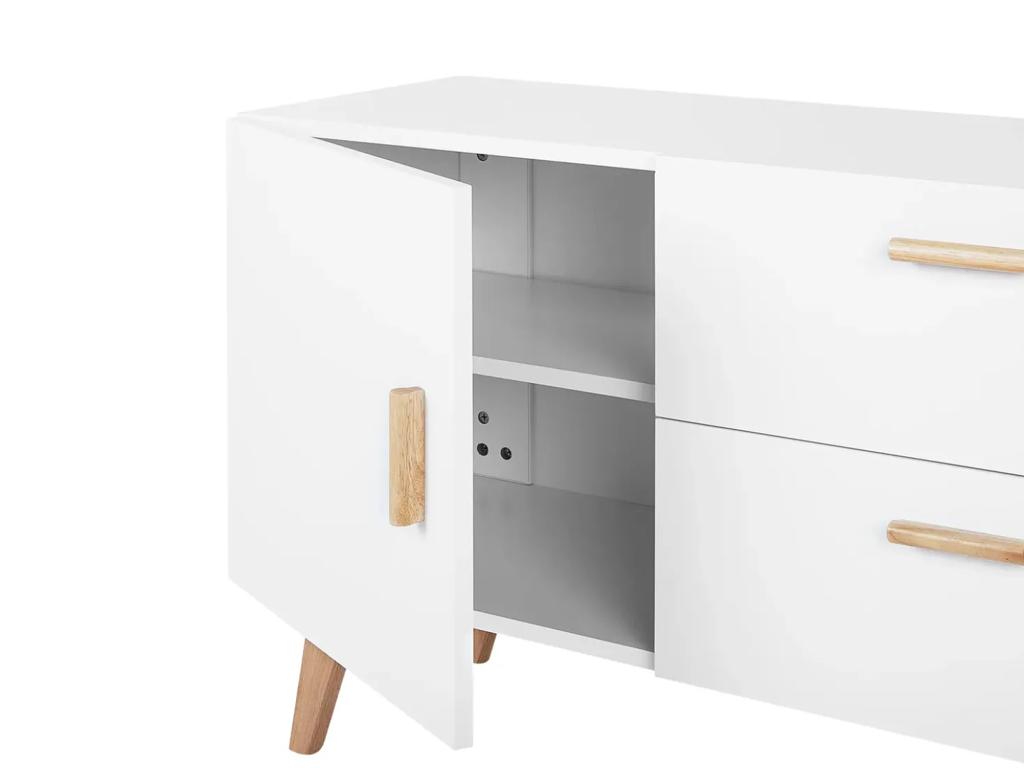 Credenza a 2 ante MEET Bianco