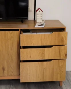 Credenza a 2 ante MONCTON Marrone chiaro