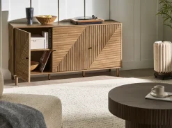 Credenza a 3 ante RONGE Marrone chiaro