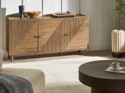 Credenza a 3 ante RONGE Marrone chiaro