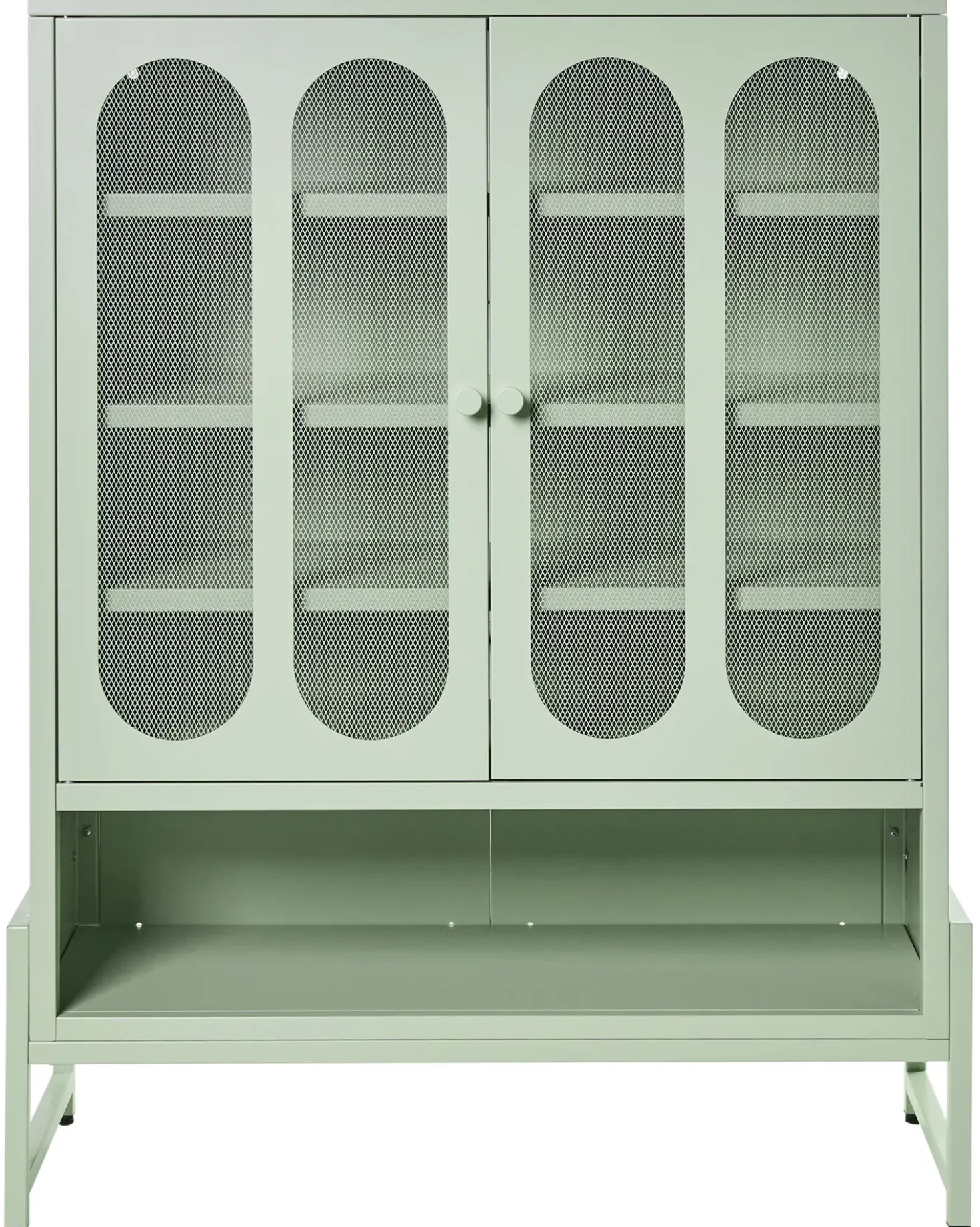 Credenza a 2 ante SOLETTA Metallo Verde menta