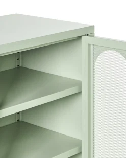 Credenza a 2 ante SOLETTA Metallo Verde menta