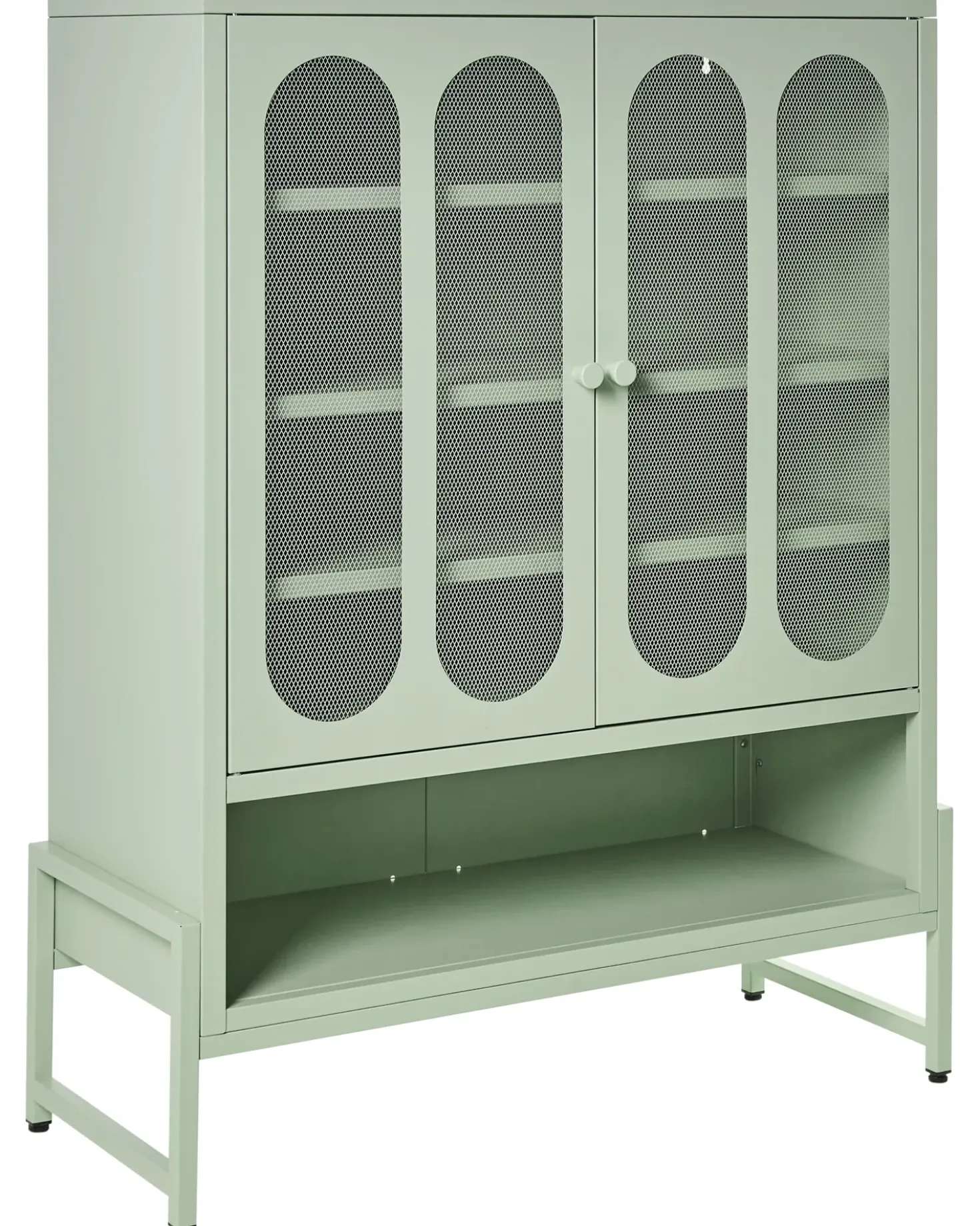 Credenza a 2 ante SOLETTA Metallo Verde menta