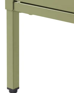 Credenza espositiva in vetro SARRE Metallo 90 cm Verde