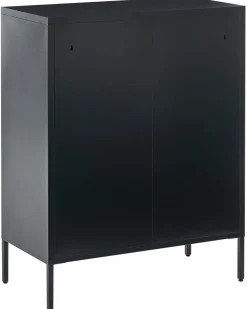 Credenza espositiva in vetro ESHOLT Metallo 80 cm Nero
