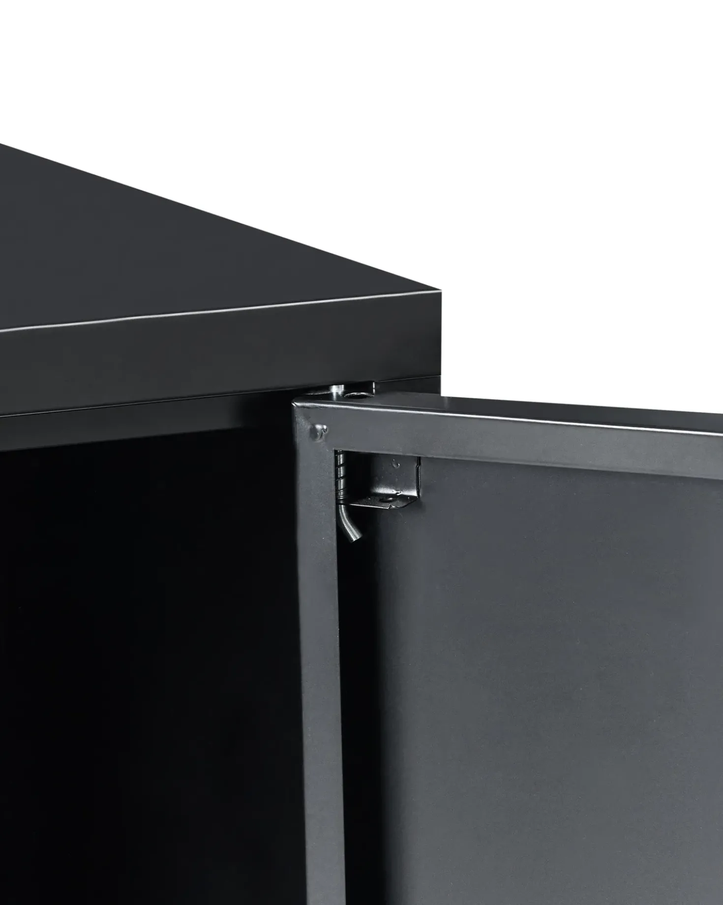 Credenza espositiva in vetro ESHOLT Metallo 80 cm Nero