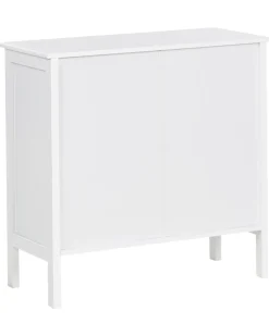 Credenza espositiva in vetro MIRAM 80 cm Bianco