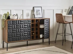 Credenza portavini CARAQUET Marrone scuro