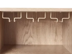 Credenza portavini COSTELLO Marrone chiaro
