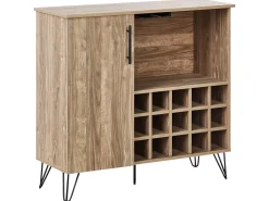 Credenza portavini ELISTON Marrone chiaro
