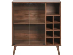 Credenza portavini TULLAMORE Marrone scuro