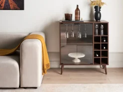 Credenza portavini TULLAMORE Marrone scuro