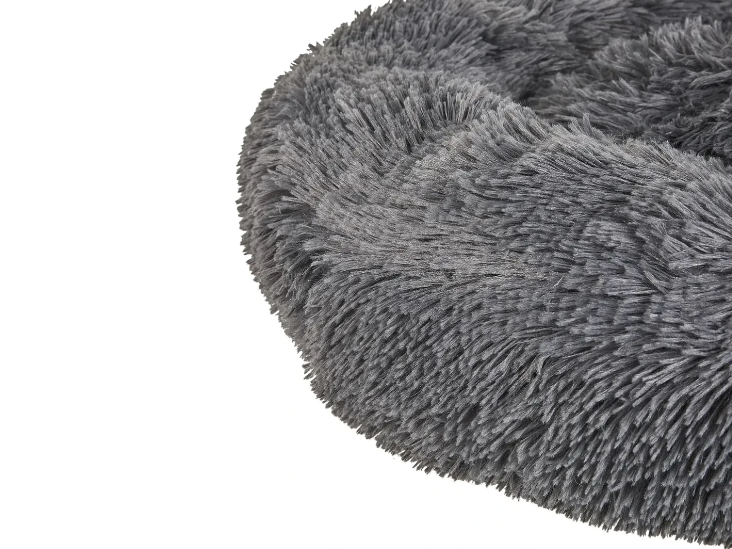 Cuccia per animali KULU Finta pelliccia Grigio scuro