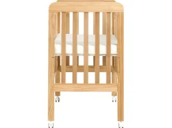 Culla per bambini Legno di pino BODMIN 60 x 120 cm con ruote Marrone chiaro