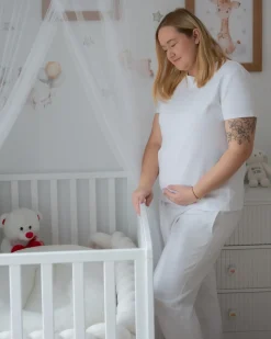 Culla per bambini Legno di pino KIAMA 70 x 130 cm Bianco