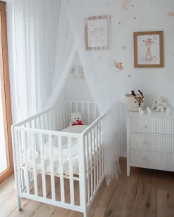Culla per bambini Legno di pino KIAMA 70 x 130 cm Bianco