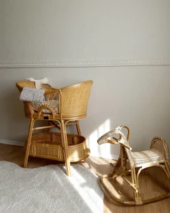 Culla Rattan LAGRASSE 50 x 70 cm Naturale