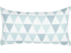 Cuscino da esterno TRIFOS Trama geometrica 40 x 70 cm Blu