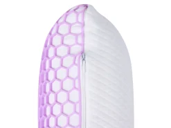 Cuscino da letto ATHOS Basso Schiuma memory 55 x 35 cm Viola