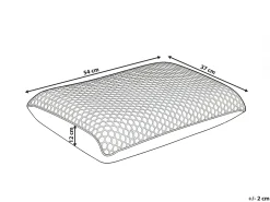 Cuscino da letto ATHOS Basso Schiuma memory 55 x 35 cm Viola