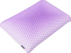 Cuscino da letto ATHOS Basso Schiuma memory 55 x 35 cm Viola
