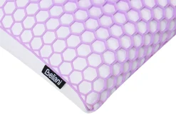 Cuscino da letto ATHOS Basso Schiuma memory 55 x 35 cm Viola