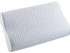 Cuscino da letto KANGTO Alto Schiuma memory 30 x 50 cm Bianco