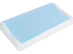 Cuscino da letto KANGTO Alto Schiuma memory 30 x 50 cm Bianco