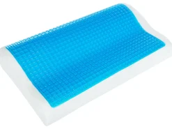 Cuscino da letto KANGTO Alto Schiuma memory 30 x 50 cm Bianco